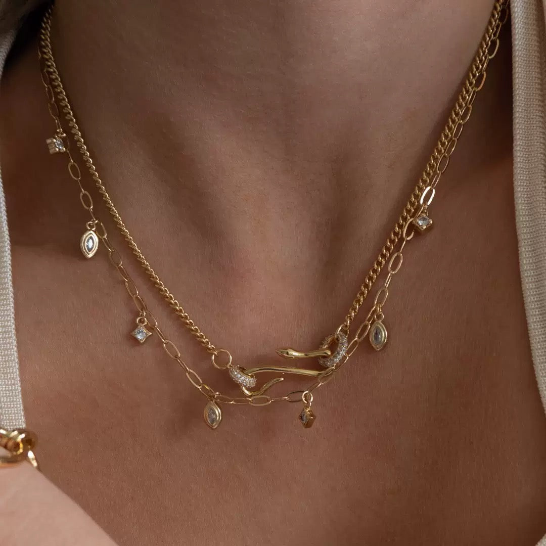 Eternal Serpentine Gold Necklace