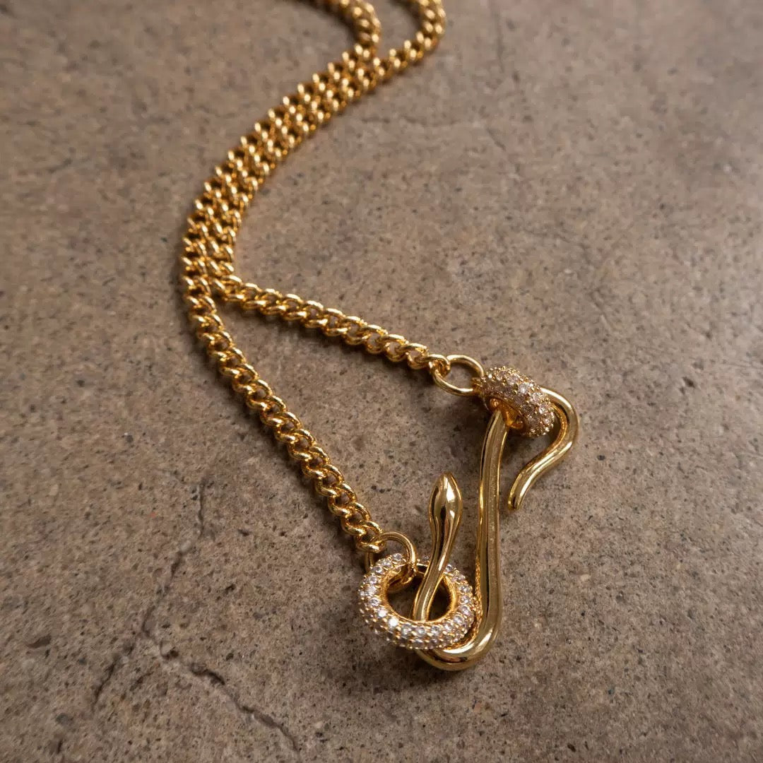 Eternal Serpentine Gold Necklace