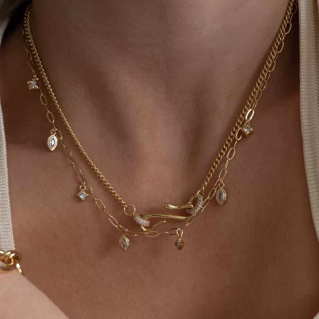Eternal Serpentine Gold Necklace